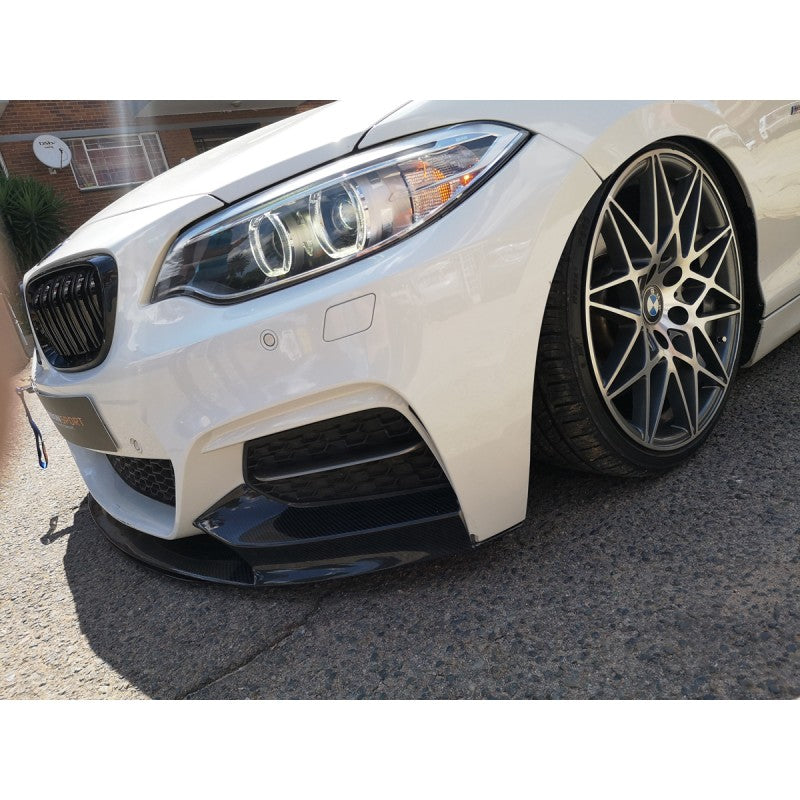 F22 Mtech MP style carbon fiber front lip