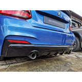F22 Mtech MP style rear diffuser (single double exhaust exit)