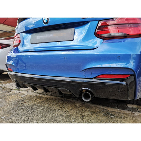 F22 Mtech MP style rear diffuser (single double exhaust exit)
