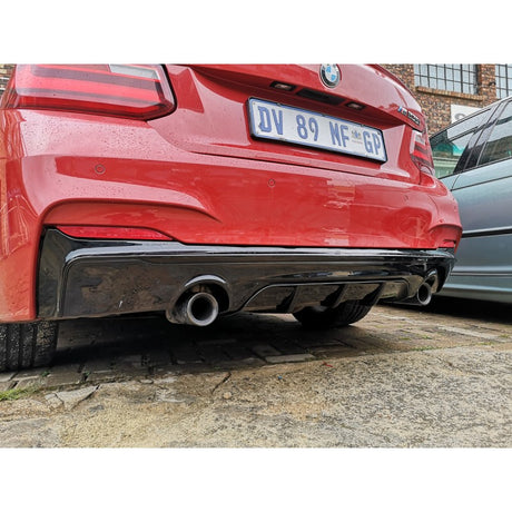 F22 Mtech MP style rear diffuser (single double exhaust exit)