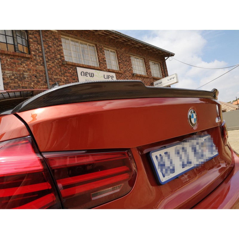 F30 F80 CS style carbon fiber boot spoiler