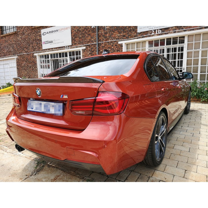 F30 F80 CS style carbon fiber boot spoiler