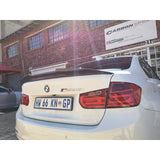 F30 F80 PSM style carbon boot spoiler