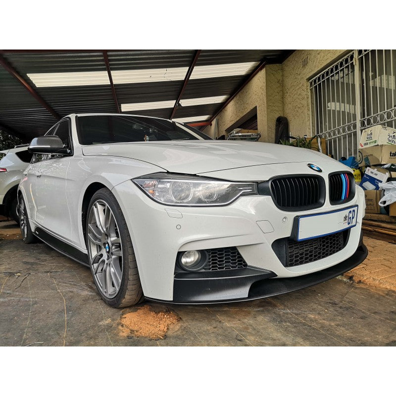 F30 Mtech MP style 1pcs matt black front lip (Goodgo)