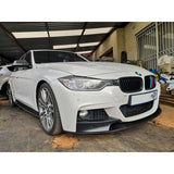 F30 Mtech MP style 1pcs matt black front lip (Goodgo)