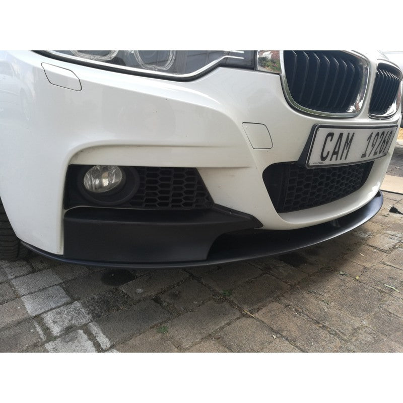 F30 Mtech MP style 1pcs matt black front lip (Goodgo)