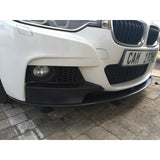 F30 Mtech MP style 1pcs matt black front lip (Goodgo)