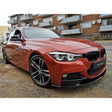 F30 Mtech MP style 3pcs gloss black front lip