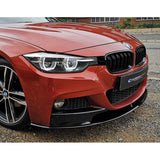 F30 Mtech MP style 3pcs gloss black front lip