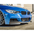 F30 Mtech V style carbon fiber front lip