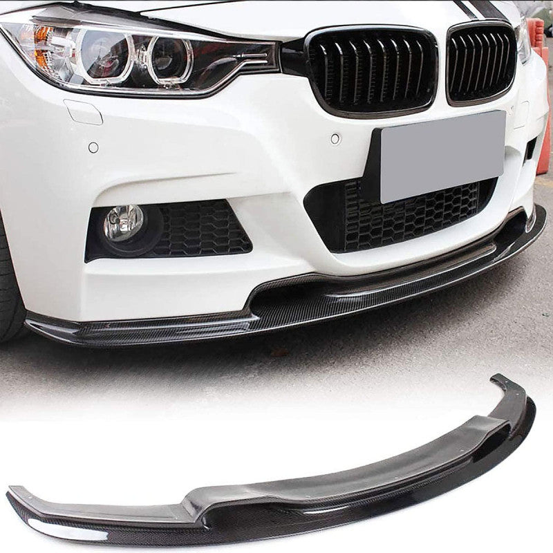 F30 Varis style carbon fiber front lip