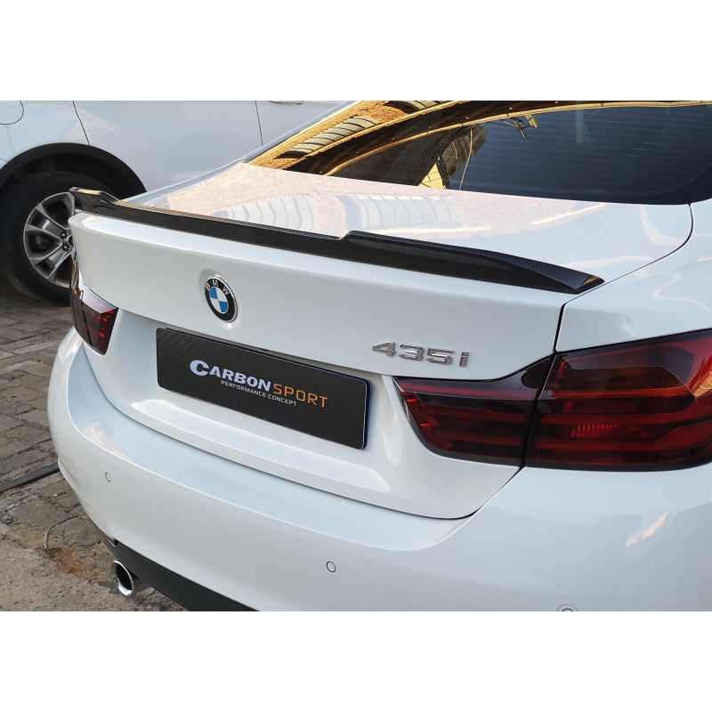 F32 CS style carbon fiber boot spoiler