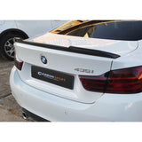 F32 CS style carbon fiber boot spoiler