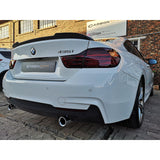 F32 CS style carbon fiber boot spoiler
