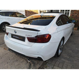 F32 CS style carbon fiber boot spoiler