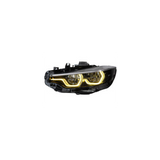 F32 F80 F82 LED headlight w/yellow DRL (9 pin - 13-15 Adaptive model)