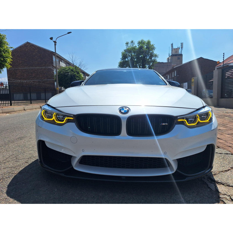 F32 F80 F82 LED headlight w/yellow DRL (9 pin - 13-15 Adaptive model)