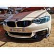 F32 MP style gloss black 3pcs front lip