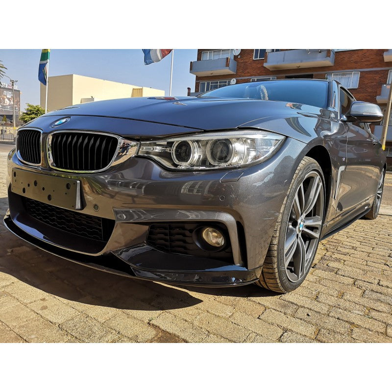 F32 MP style gloss black 3pcs front lip