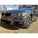 F32 MP style gloss black 3pcs front lip