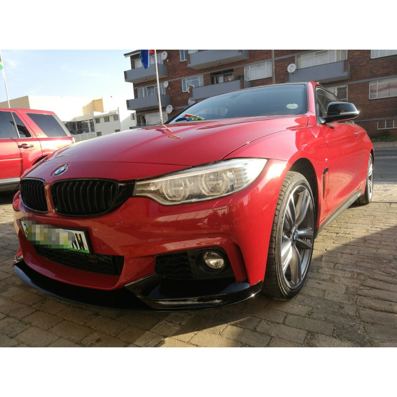 F32 MP style gloss black 3pcs front lip