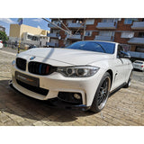 F32 MP style gloss black 3pcs front lip