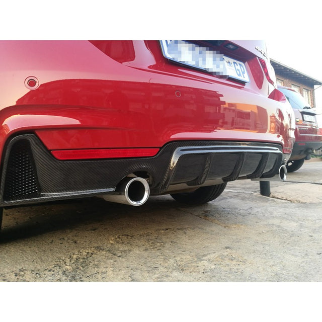 F32 Mtech MP style carbon fiber rear diffuser 0---0