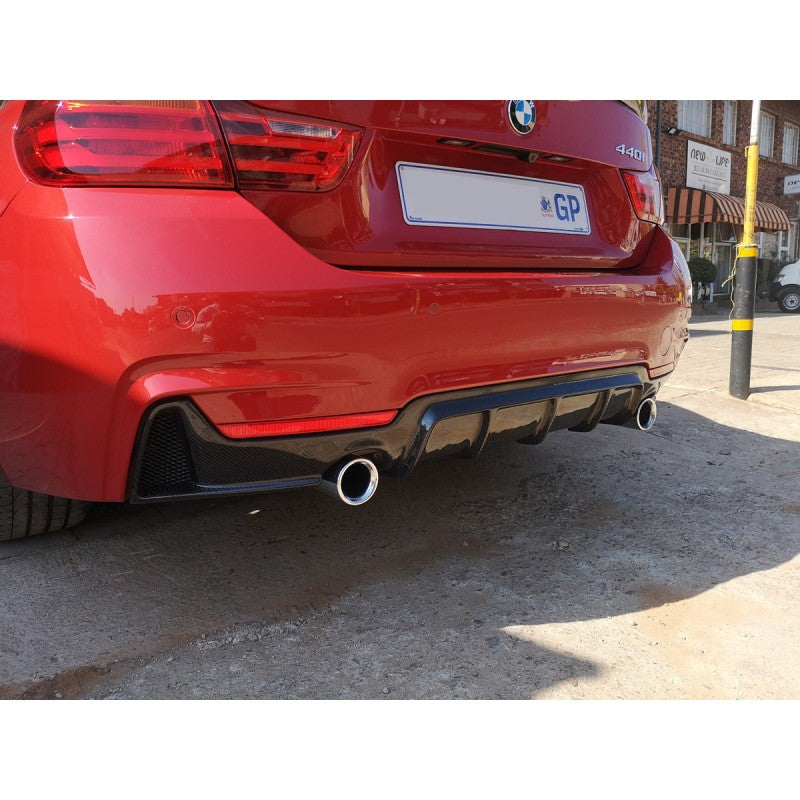 F32 Mtech MP style carbon fiber rear diffuser 0---0