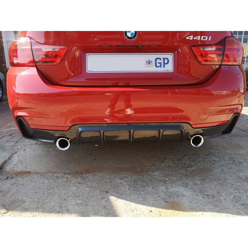 F32 Mtech MP style carbon fiber rear diffuser 0---0
