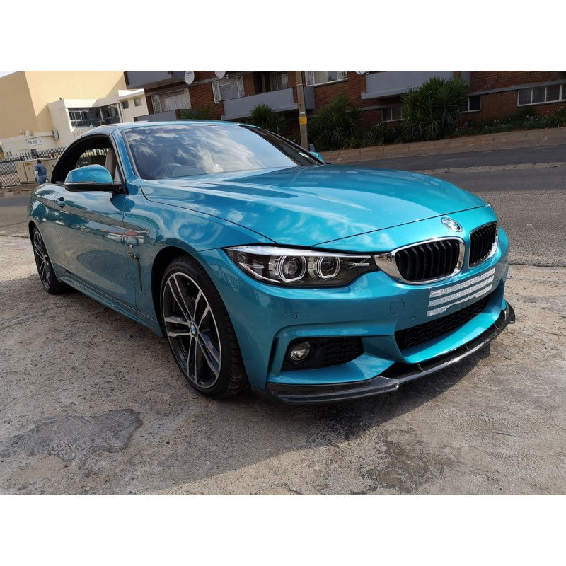 F32 Mtech V style carbon fiber front lip