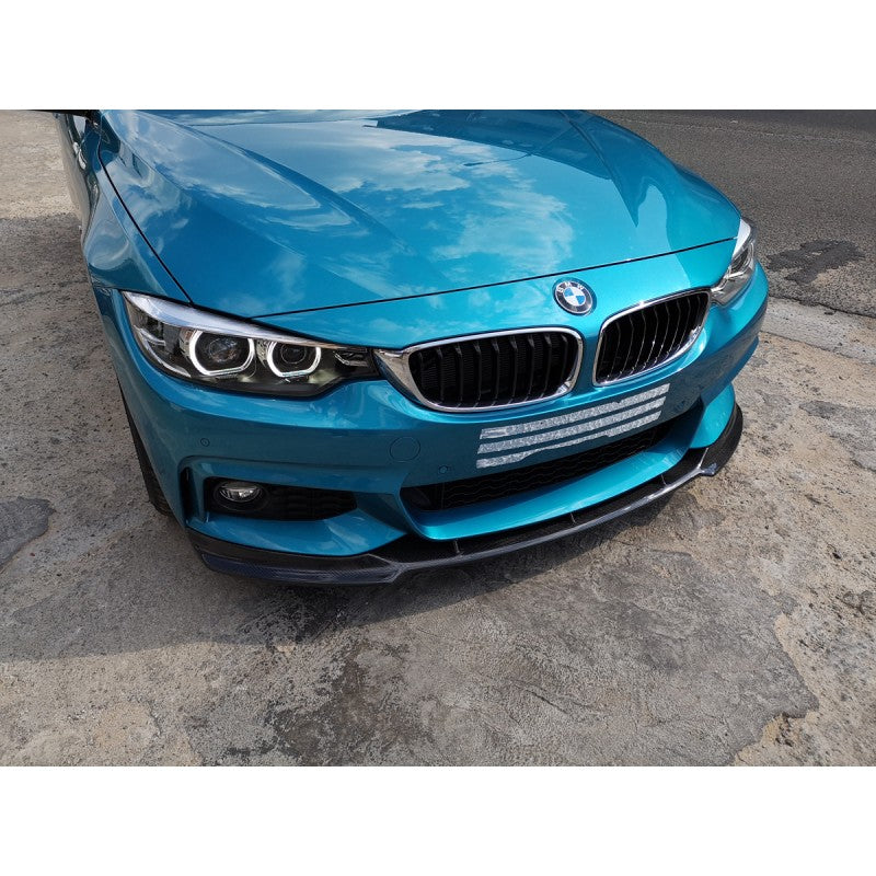 F32 Mtech V style carbon fiber front lip