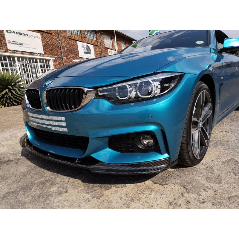 F32 Mtech V style carbon fiber front lip