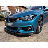F32 Mtech V style carbon fiber front lip