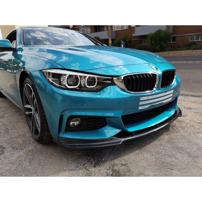 F32 Mtech V style carbon fiber front lip
