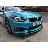 F32 Mtech V style carbon fiber front lip
