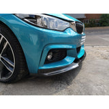F32 Mtech V style carbon fiber front lip