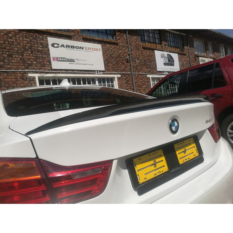 F32 MP style carbon fiber boot spoiler