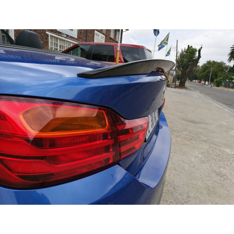 F33 convertible MP style carbon fiber boot spoiler
