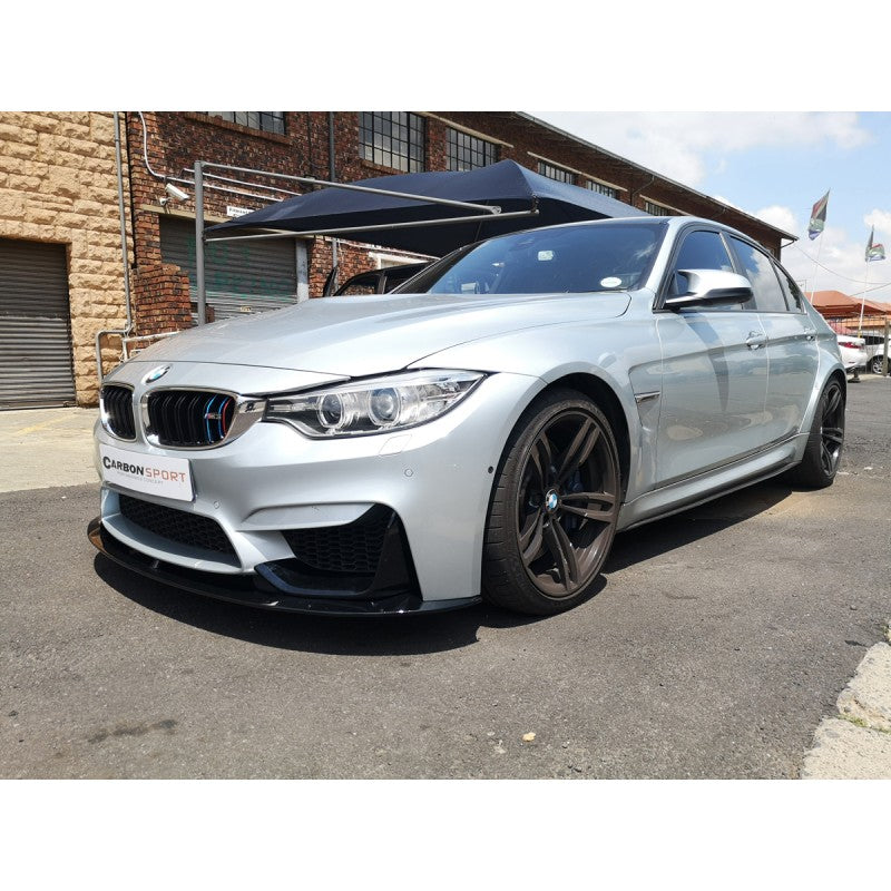 F80 M3 / F82 M4 MP style gloss black front lip