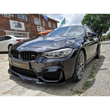 F80 M3 / F82 M4 CS style gloss black front lip