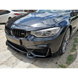 F80 M3 / F82 M4 CS style gloss black front lip