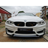 F80 M3 / F82 M4 CS style gloss black front lip