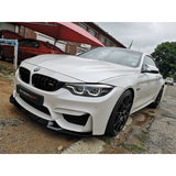 F80 M3 / F82 M4 CS style gloss black front lip