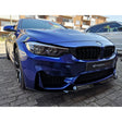 F80 M3 / F82 M4 CS style gloss black front lip