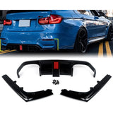 F80 M3 / F82 M4 F1 style 3pcs rear diffuser