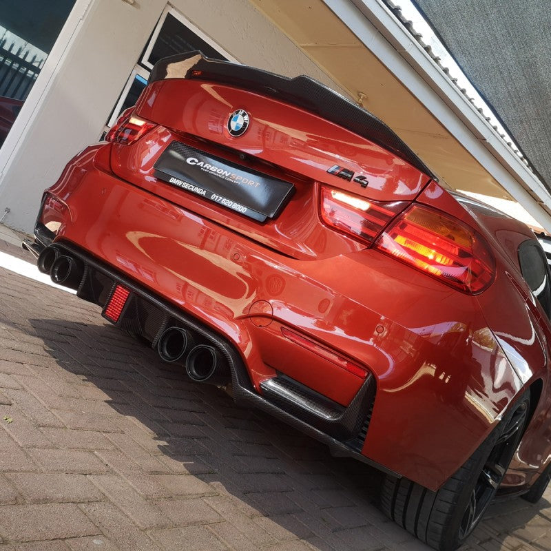 F80 M3 / F82 M4 F1 Style carbon fiber rear diffuser
