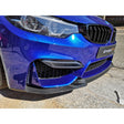 F80 M3 / F82 M4 front bumper carbon fiber upper trim