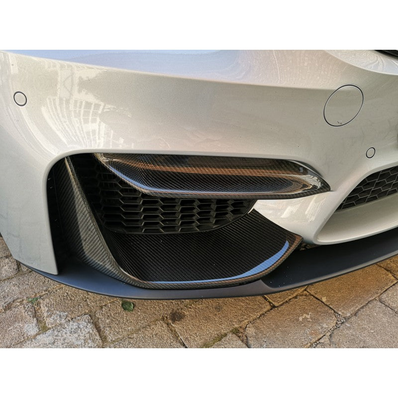 F80 M3 / F82 M4 front bumper carbon fiber upper trim
