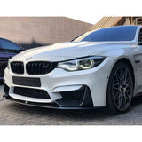 F80 M3 / F82 M4 MP style 3pcs carbon fiber front lip