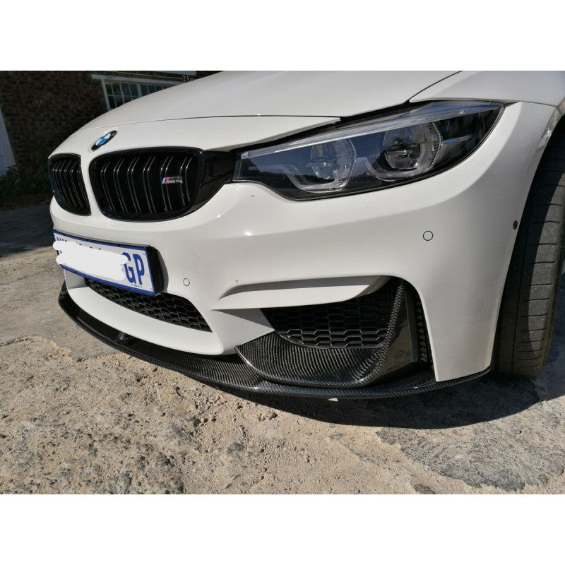 F80 M3 / F82 M4 MP style 3pcs carbon fiber front lip